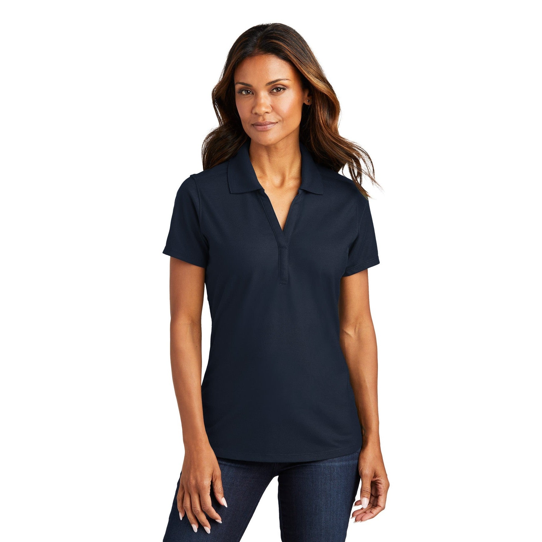 Port Authority-Port Authority ® Women's EZPerformance ™ Pique Polo. LK600-MedTech-8